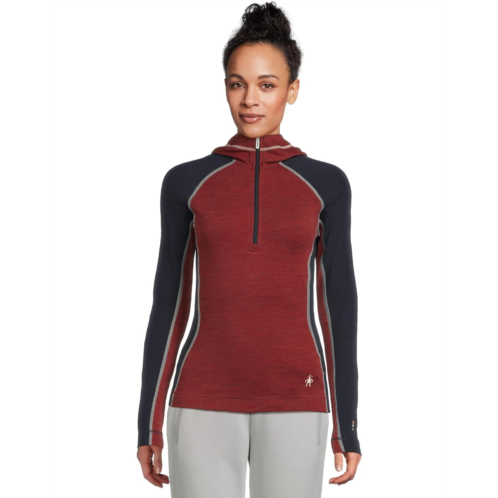 Womens Smartwool Classic Thermal Merino Base Layer 1/2 Zip Hoodie
