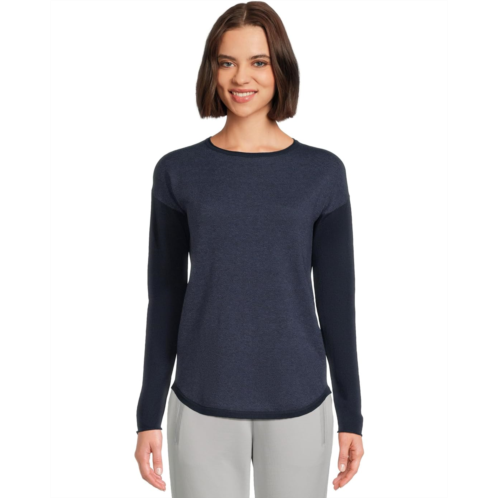 Womens Smartwool Shadow Pine Colorblock Sweater