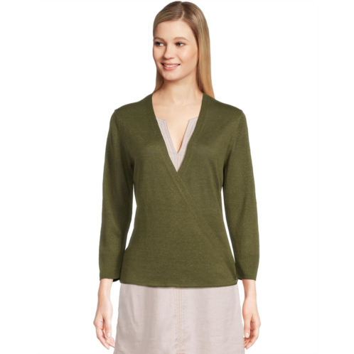 Womens Tommy Bahama Addison Linen Rayon Cardigan