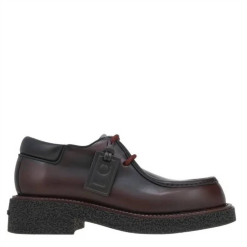 Ferragamo Brown Lace-Up Derbys Size 7