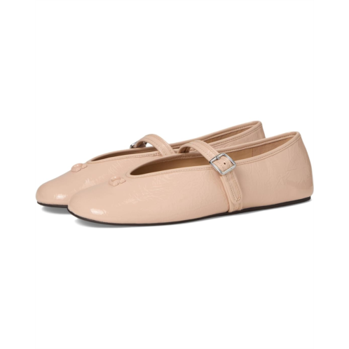 Womens COACH Sculpted C Crinkle Patent Leather Soft Mary Jane
