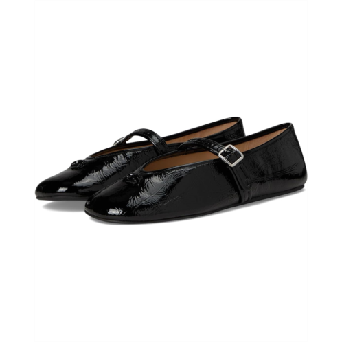 Womens COACH Sculpted C Crinkle Patent Leather Soft Mary Jane