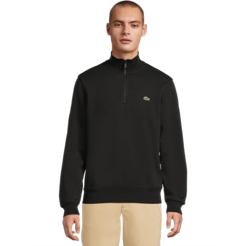 Lacoste High Neck Zipped Fleece Sweatshirt