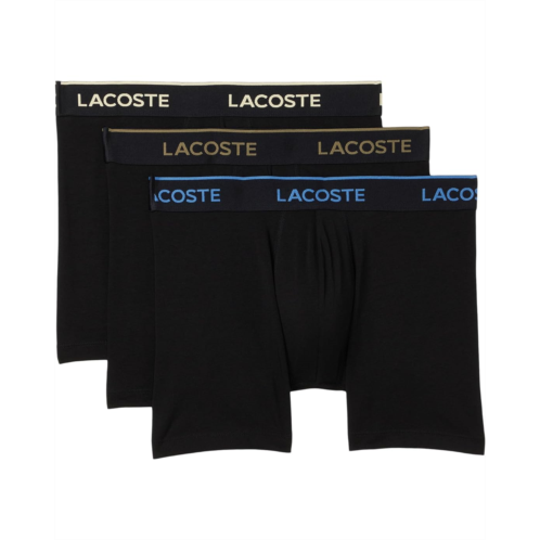 Mens Lacoste 3-Pack Boxer Briefs