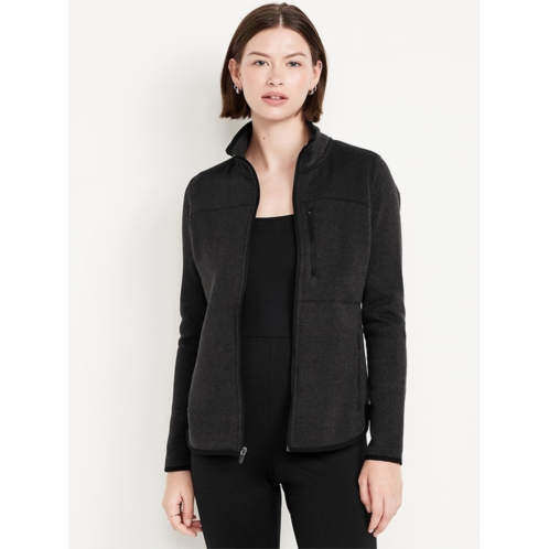 OldNavy Sweater-Knit Fleece Zip Jacket
