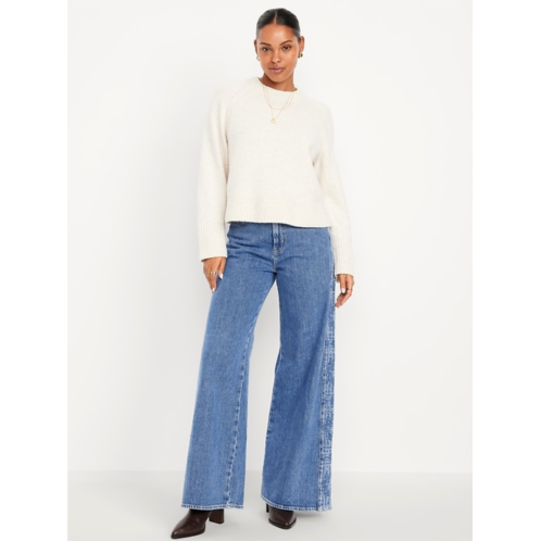 OldNavy Extra High-Waisted Super Wide-Leg Jeans