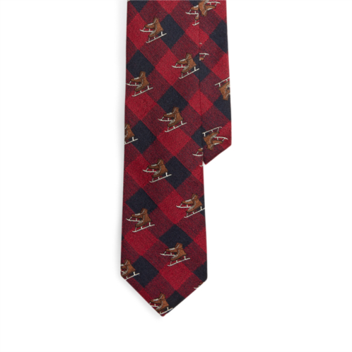 Polo Ralph Lauren Ice Skate-Motif Checked Tie