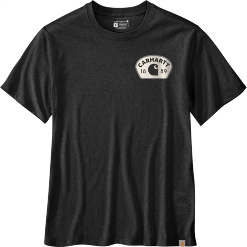Carhartt Mens 1889 Graphic T-shirt Carbon Heather/Malt/Cool Gray