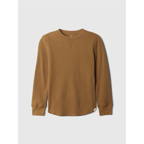 Gap Kids Waffle-Knit Crewneck T-Shirt