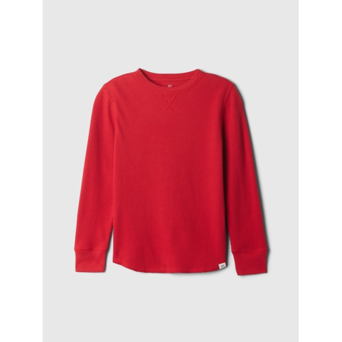 Gap Kids Waffle-Knit Crewneck T-Shirt