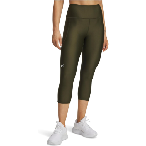 Womens Under Armour HeatGear Armour High-Waisted Pocketed Capris