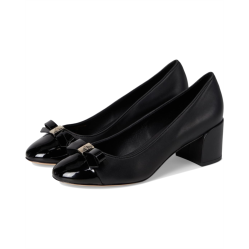 Womens Kate Spade New York Deco Bow Smooth Leather Ballet Pump