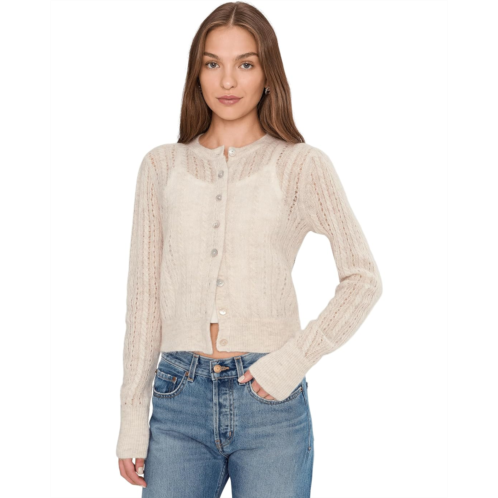 Womens Madewell Alpaca Pointelle Leland Cardigan