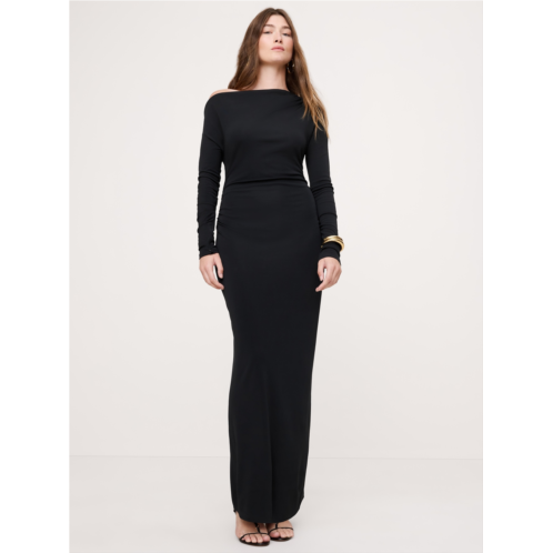 Bananarepublic Matte Jersey Open Back Maxi Dress