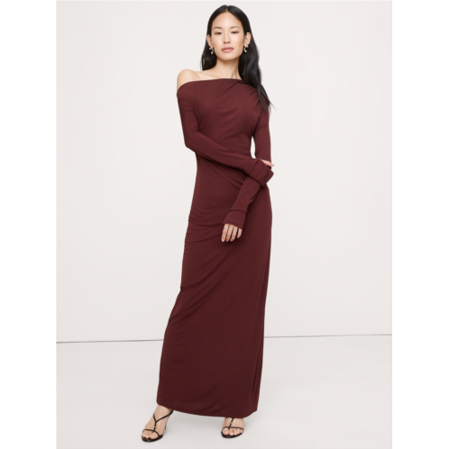 Bananarepublic Matte Jersey Open Back Maxi Dress