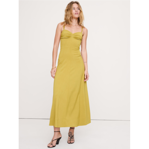 Bananarepublic Stretch-Sateen Sweetheart Maxi Dress