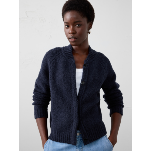 bananarepublic Boucle Bomber Sweater Jacket