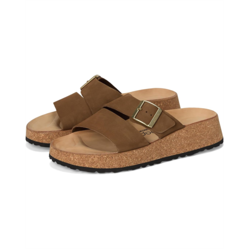 Womens Birkenstock Papillio by Birkenstock Almina Platform Sandal - Nubuck