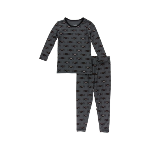 Kickee Pants Kids Print Long Sleeve Pajama Set (Big Kid)