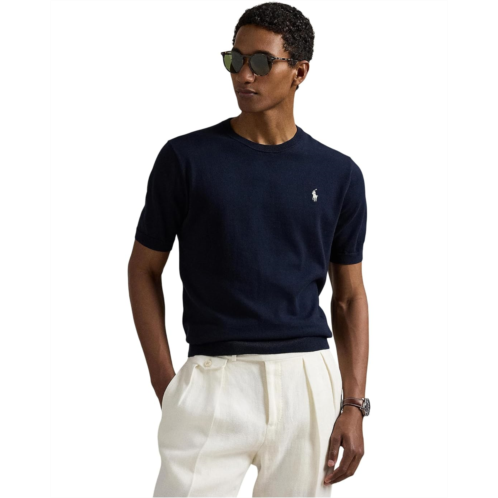 Mens Polo Ralph Lauren Cotton Crewneck Short-sleeve Sweater