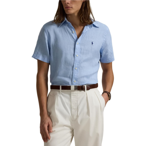 Mens Polo Ralph Lauren Short Sleeve Classic Fit Linen Shirt