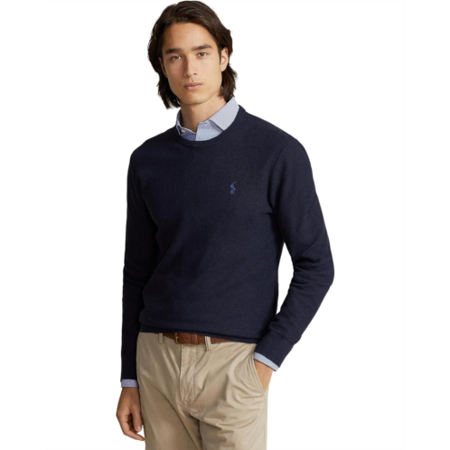 Mens Polo Ralph Lauren Textured Cotton Crew Neck Sweater