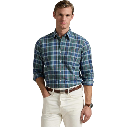 Mens Polo Ralph Lauren Classic Fit Plaid Performance Shirt