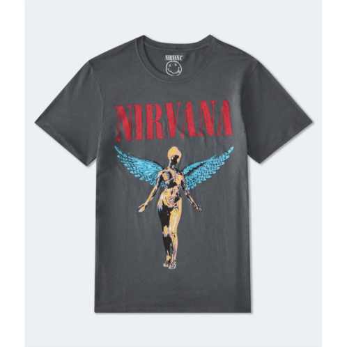 Aeropostale nirvana in utero relaxed graphic tee