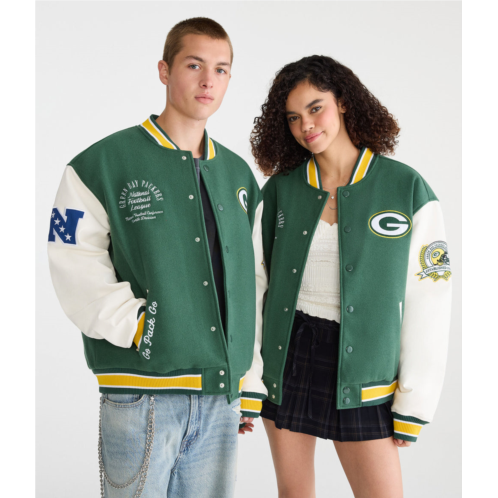 Aeropostale green bay packers bomber jacket