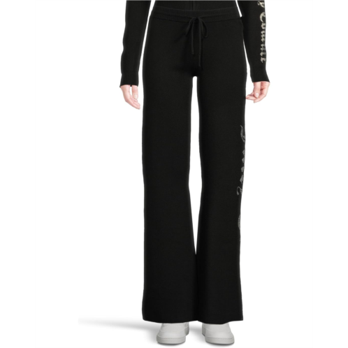 Womens Juicy Couture Flare Leg Sweater Pants