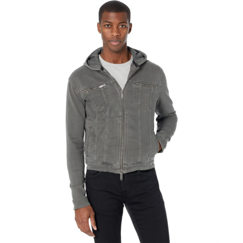 John Varvatos SCOTT HOODED JEAN JACKET