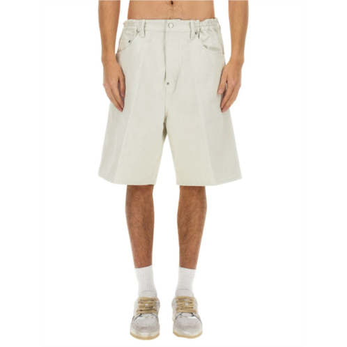 Dsquared2 denim bermuda shorts with classic five-pocket design