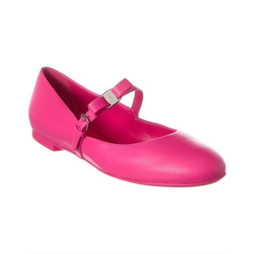 Salvatore Ferragamo ferragamo lizz leather ballet flat