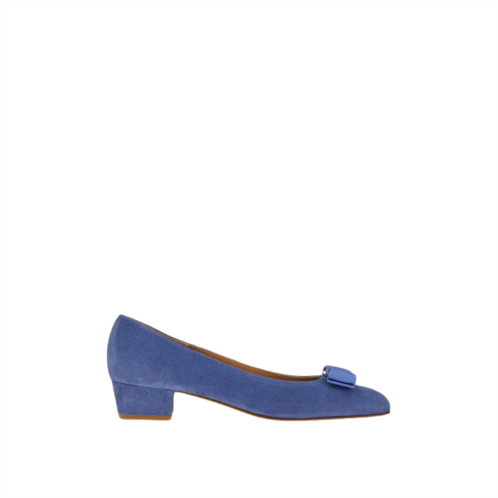 Salvatore Ferragamo ferragamo vara womens pumps blue