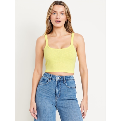 OldNavy Cropped Pointelle Cami Top