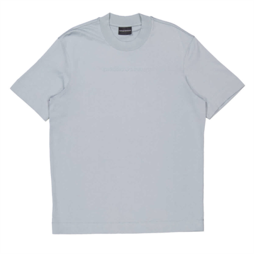 Emporio Armani logo embossed cotton t-shirt