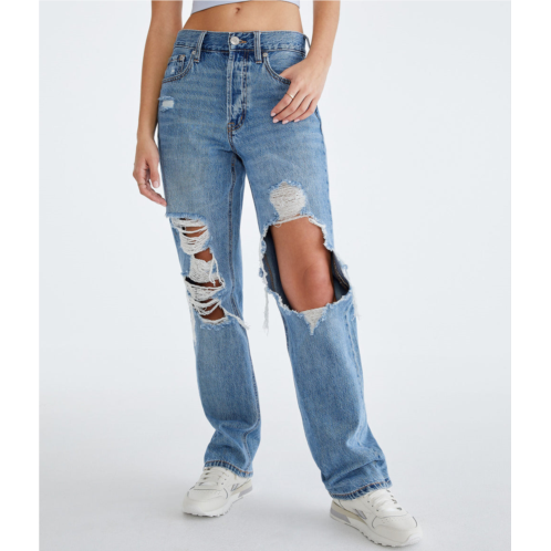Aeropostale womens 90s super high-rise baggy jean