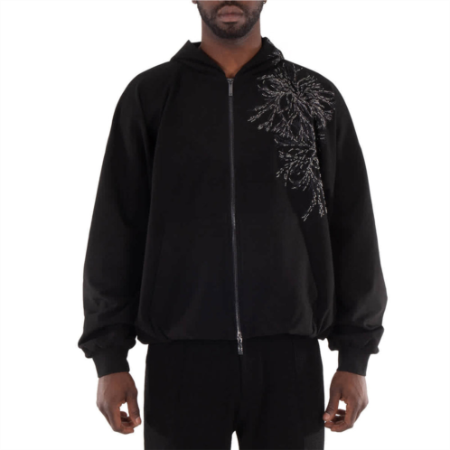 Emporio Armani embellished zip-up jacket