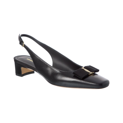 Salvatore Ferragamo ferragamo rivada patent slingback pump