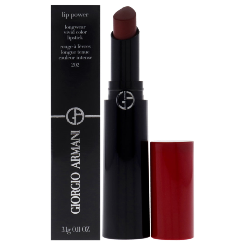 Giorgio Armani lip power longwear vivid color lipstick - 202 grazia by for women - 0.11 oz lipstick