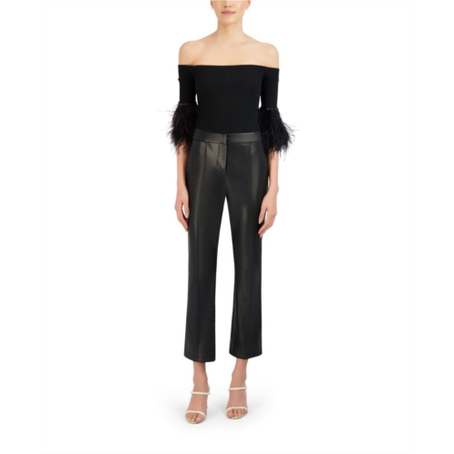 BCBGMAXAZRIA cropped flare leg pant