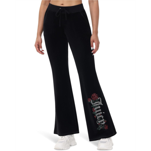 Juicy Couture Heritage Low Rise Snap Pocket Track Pants