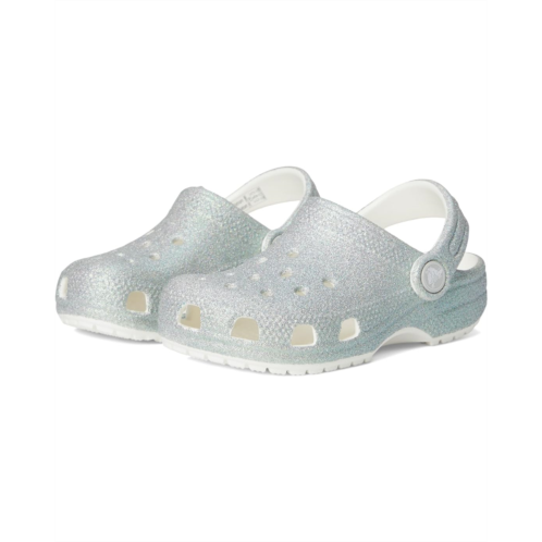 Crocs Kids Classic Glitter Clogs (Toddler)