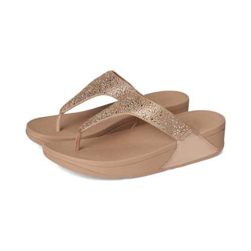 Womens FitFlop Lulu Crystal-Mix Toe-Post Sandals