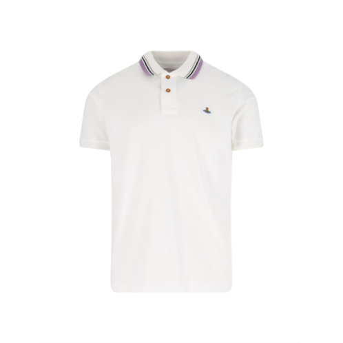 Vivienne Westwood orb polo shirt white