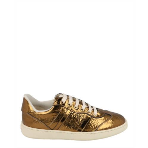 Salvatore Ferragamo faith metallic sneakers