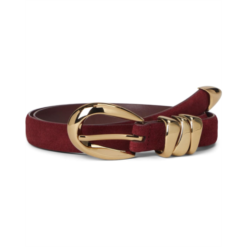 Madewell Triple Metal Keeper Belt: Suede