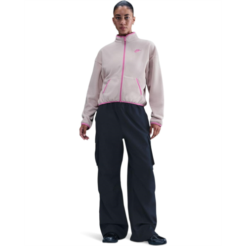 Womens Nike Sportswear Club Fleece Loose Cozy Track Jacket