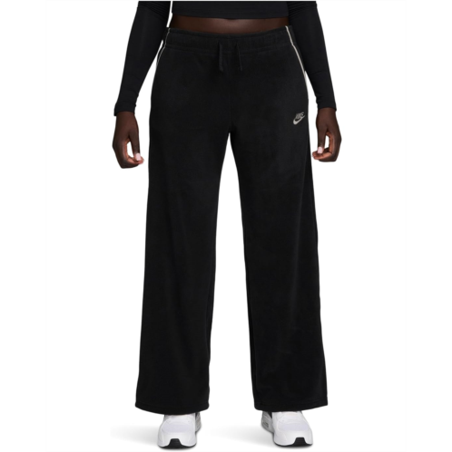 Womens Nike Sportswear Club Fleece Cozy Mid-Rise Wide Pants