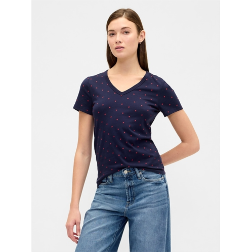 Gap Favorite Print V-Neck T-Shirt